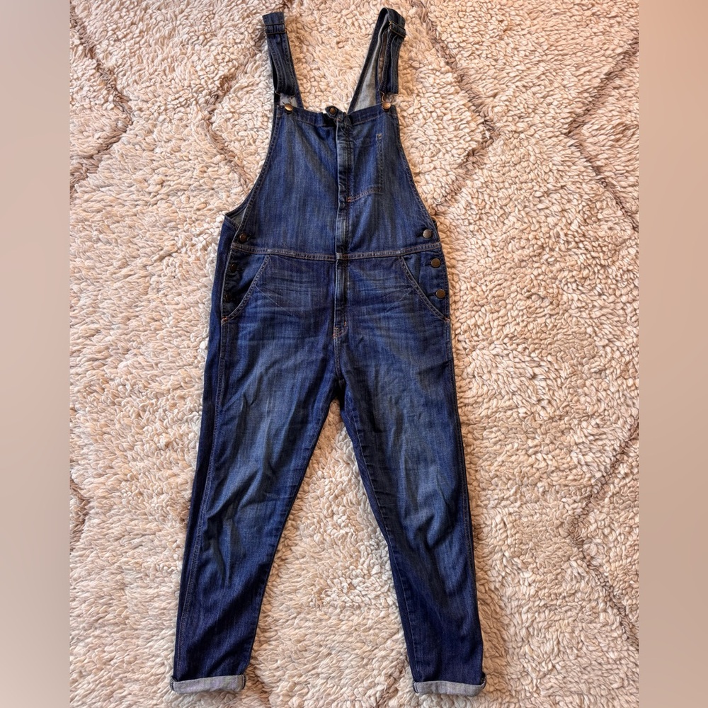 Stylish Blue Denim Overalls